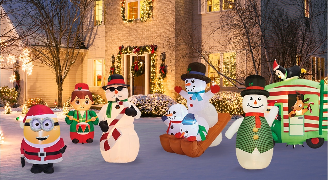 Outdoor christmas shop decorations canada