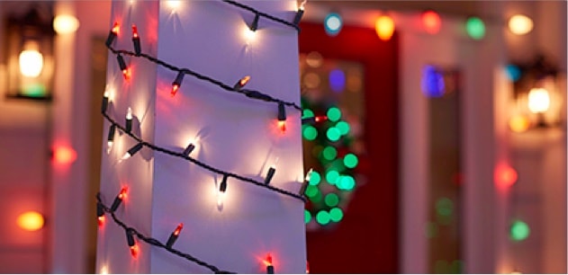 Guirlande lumineuse de Noël -Chaîne lumineuse de Noël 2m x 1m