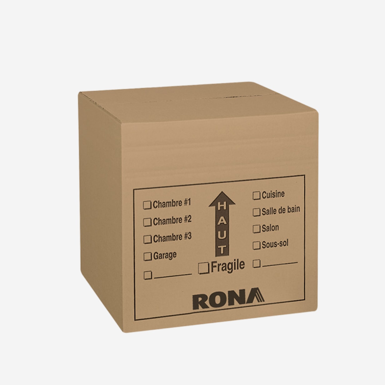 Moving boxes and supplies