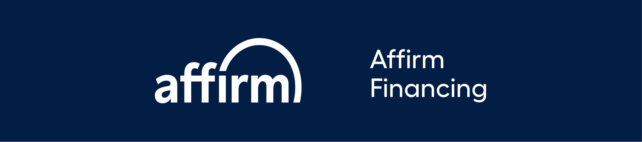 Affirm financing