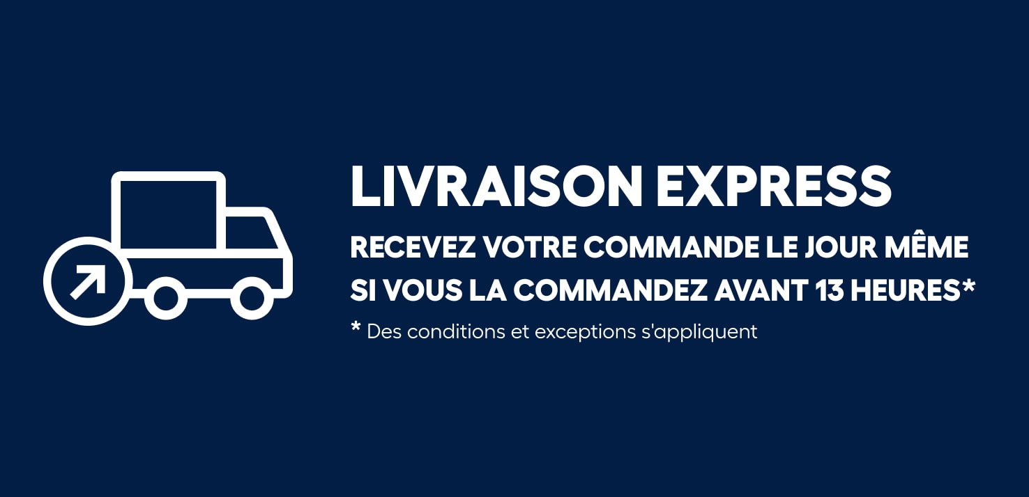 Livraison le jour même