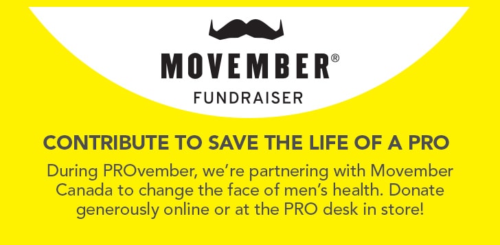 During Provember, VIPpro is partnering with Movember to change the face of men's health. Donate generously.