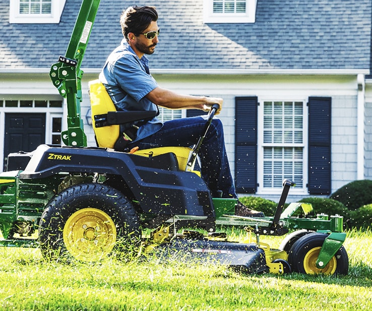 Tracteur à gazon braquage zéro John Deere Tracteur à gazon braquage zéro John Deere