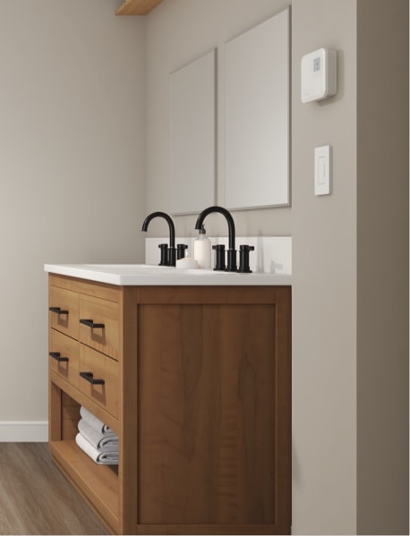 ECO faucet, thermostat and dimmer - Bathroom