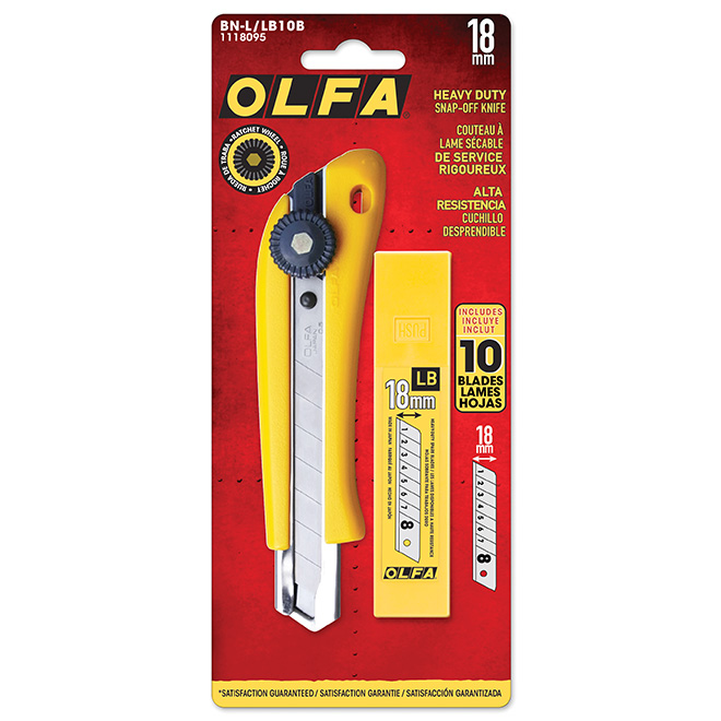 Heavy Duty Snap-Off Utility Knife - 18 mm