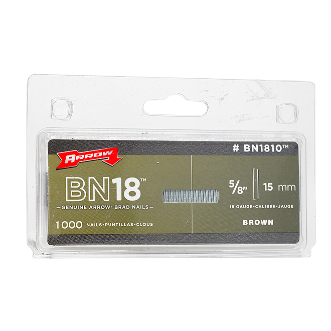 Paquet de 1 000 clous de finition de 5/8"