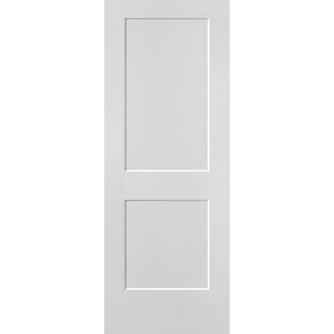 Porte à 2 panneaux moulés Logan, apprêtée, 30" x 80"