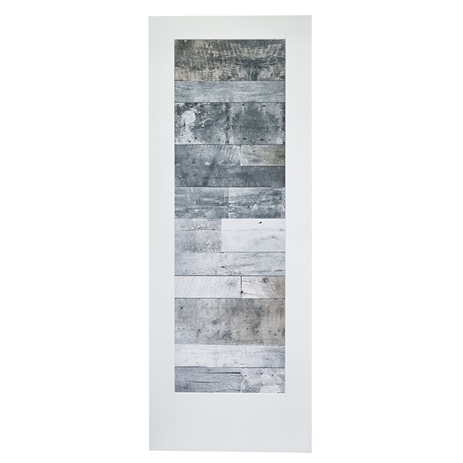 Barn Wood Look Kincoln Door - 30 "x 80" - Primed