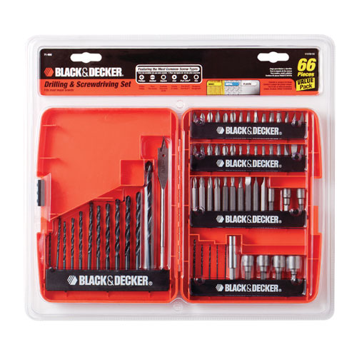 Drill Bit and Screwdriver Bit Set - 66-Pieces