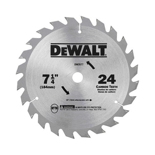 Carbide Saw Blade 7 1/4"