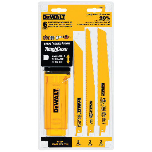 Reciprocating Saw Blade Set - 6 Pieces