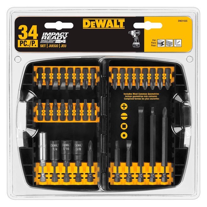 34-Piece Screwdriver Bit Set