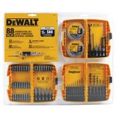Ensemble de 88 accessoires pour tournevis/perceuse
