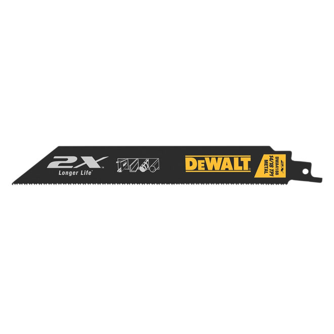 Lames de scie alternative, 14/18 DPP, 8 po, paquet de 5