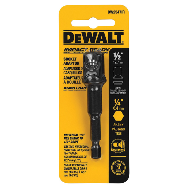 Adaptateur de douille « Impact Ready(MD) », 1/4 po à 1/2 po