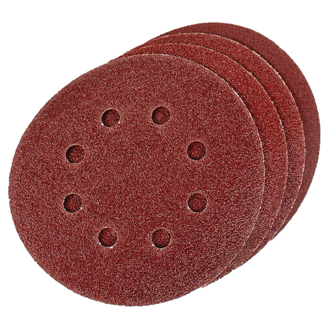 Disque à poncer 8 trous de 5 po - Paquet de 4