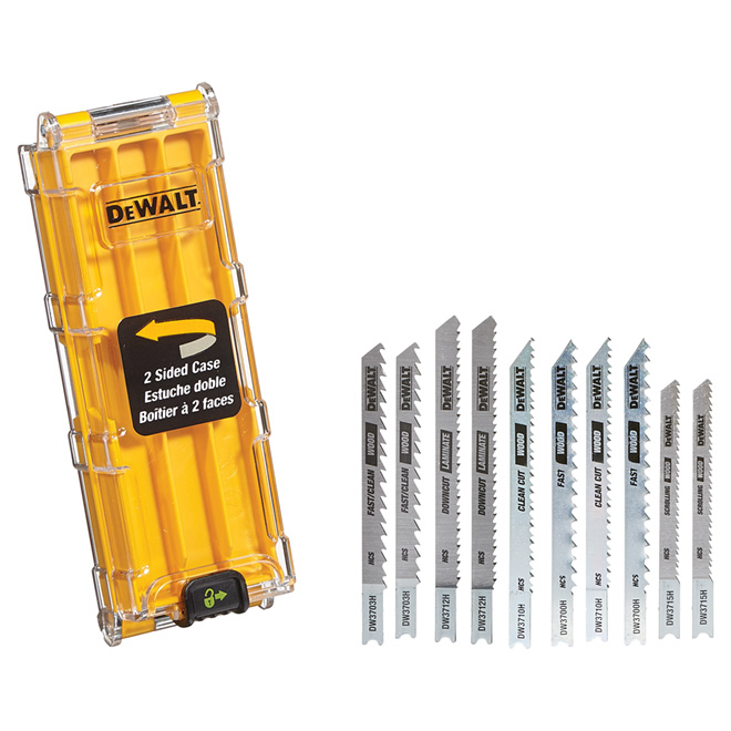Set of 10 Jigsaw Blades - U-Shank - Metal