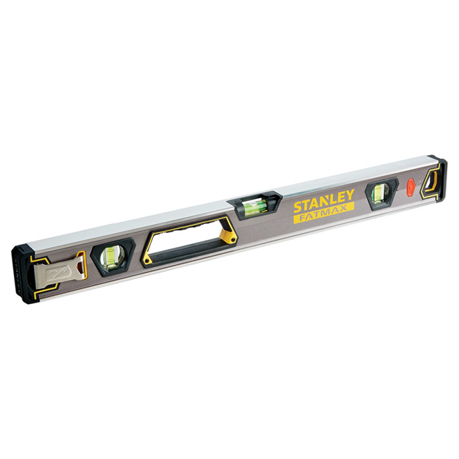 Premium Box-Beam Level with Hook - FatMax - 3 Vials - 24"