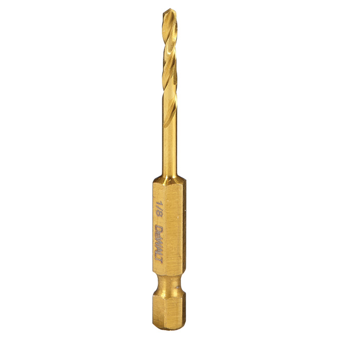 Titanium Drill Bit - Impact Ready - 1/8"