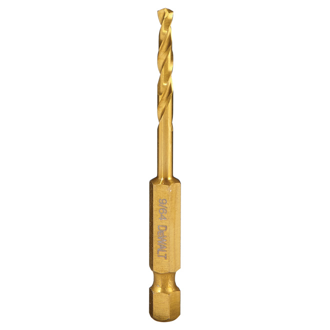 Titanium Drill Bit - Impact Ready - 9/64"