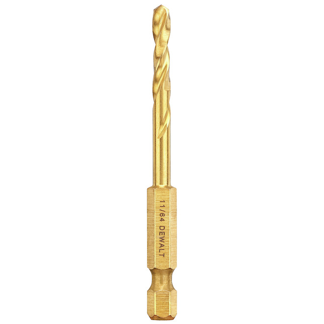 Titanium Drill Bit - Impact Ready - 11/64"