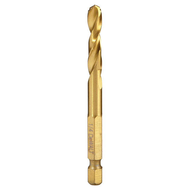 Titanium Drill Bit - Impact Ready - 1/4"