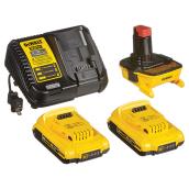 Ensemble d'adaptateur de batterie 18 V-20 V