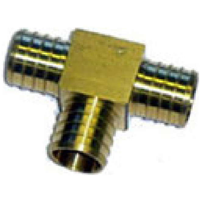 Brass Tee Pex fitting