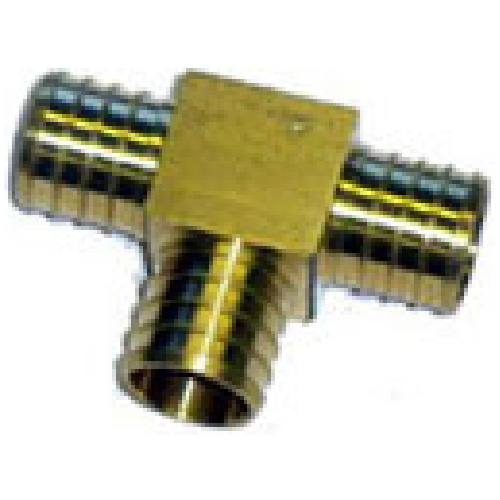 Brass Tee Pex fitting