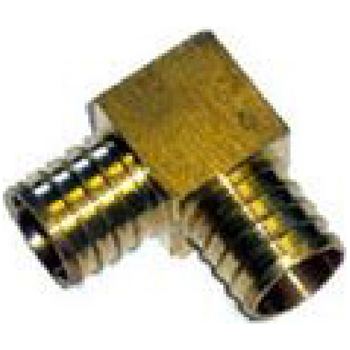 Brass elbow fitting