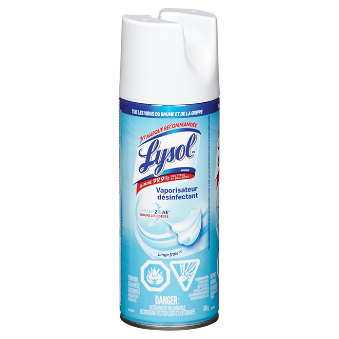 Désinfectant en aérosol parfum de linge frais 350 g