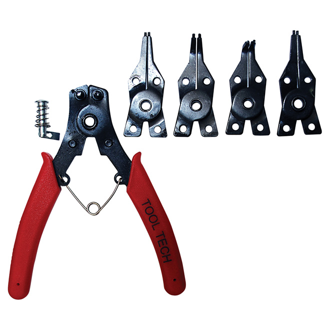 Snap ring pliers set