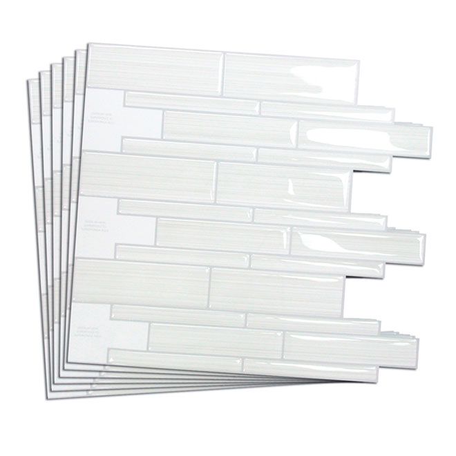 Self-Adhesive Wall Tile - Blanco - 6-Pack