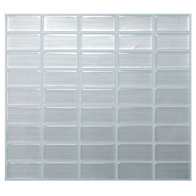 Self-Adhesive Wall Tile - Stainless