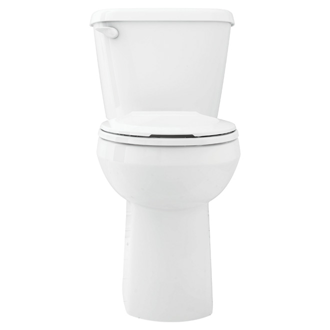 Toilette 2 pièces à cuve allongée, Marina, 4.8 l, blanc