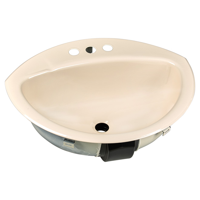 "Coronette" Built-In Lavatory Basin - 21" x 17" - Bone