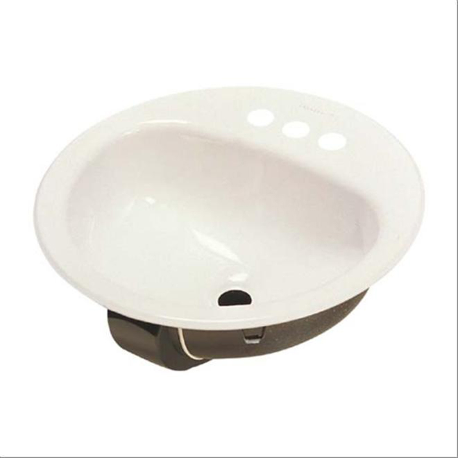 "Cranada" Round Lavatory - 18" - White