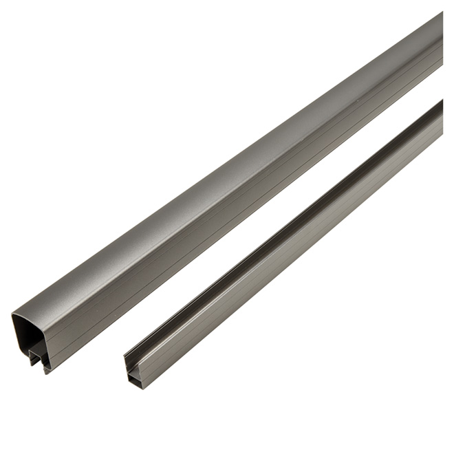 Top and Bottom Rail - 12' - Aluminum