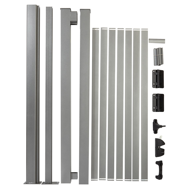 Wide Gate Picket Railing Package - 42'' - Aluminum