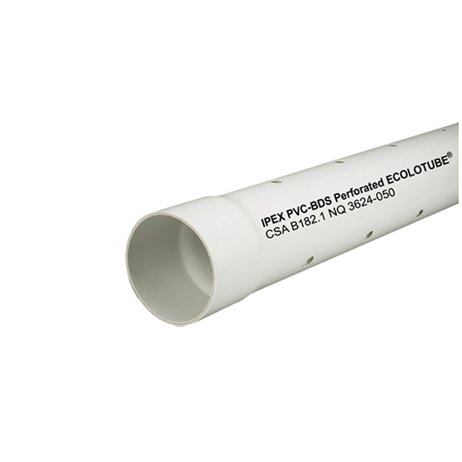 Perforated PVC Pipe Drain