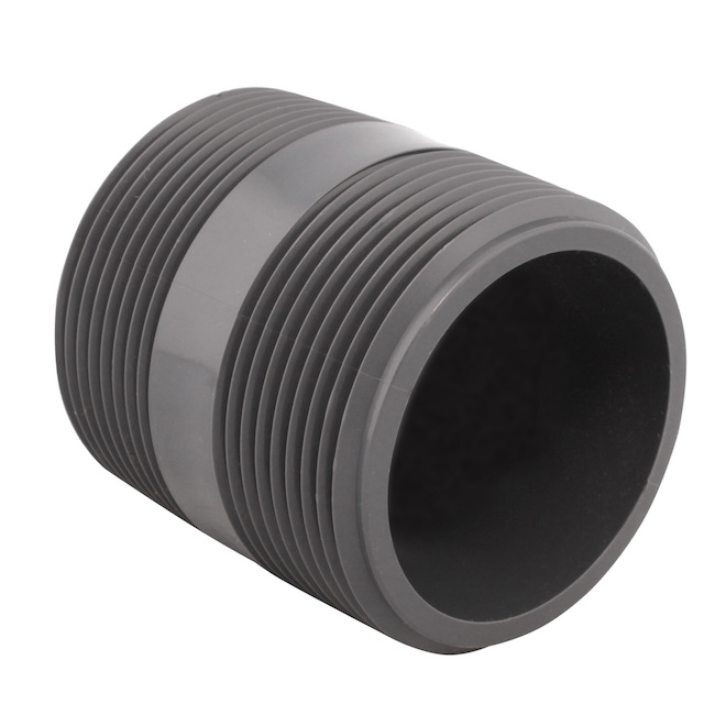 PVC threaded nipple