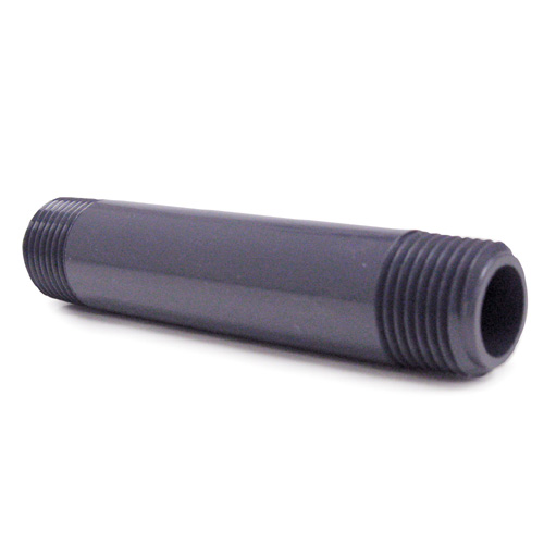 PVC threaded nipple