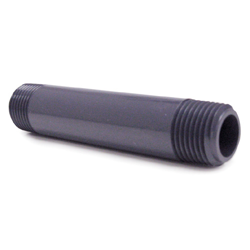 PVC threaded nipple
