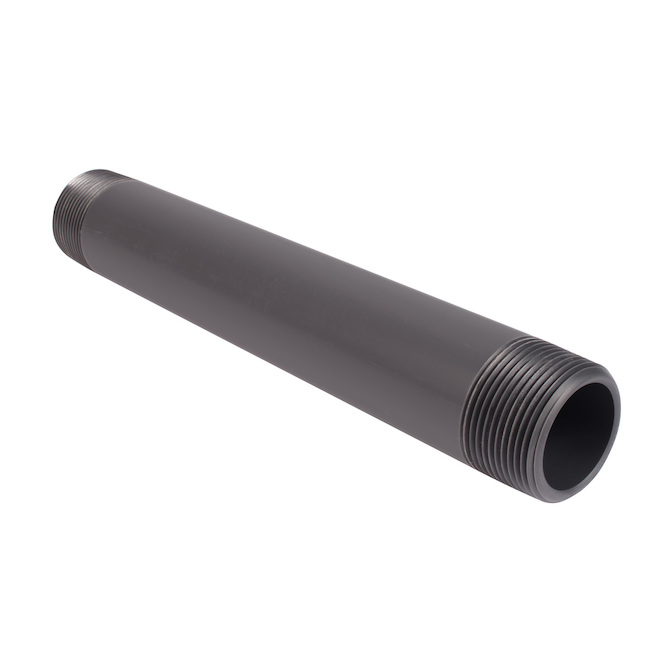 PVC threaded nipple