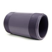 Mamelon fileté en PVC