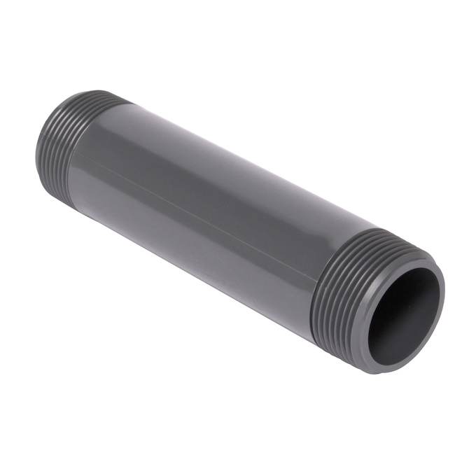 PVC threaded nipple