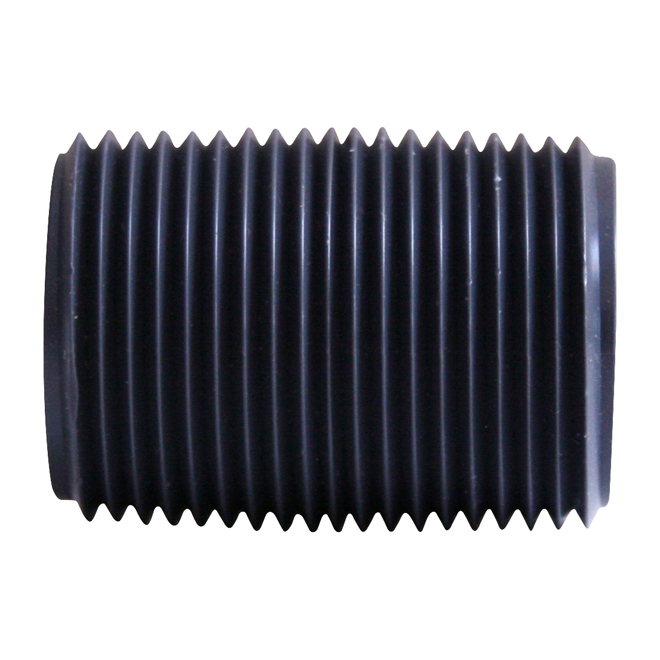 PVC threaded nipple