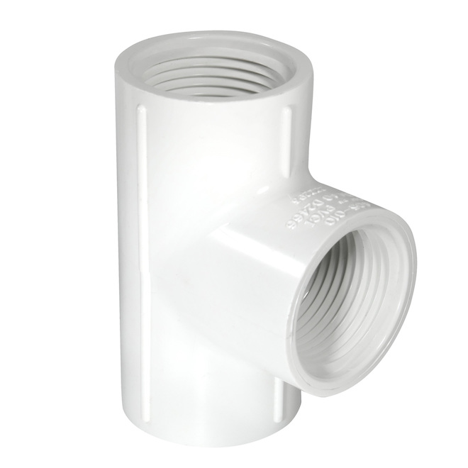 «T» en PVC 1-1/2 po
