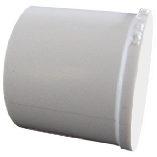 Industrial PVC Pipe Plug - 3/4" - White