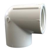 Coude fileté en PVC 1-1/4 po